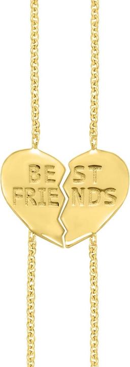 Immagine prodotto Candy Braccialetti Best Friends, argento 925, placcati oro (Placcato oro 18k, Argento 925)