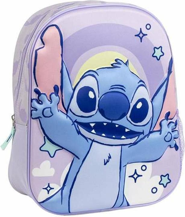 Actual product image Cerdá Schulrucksack 3D Stitch Lila 25,0 x 31,0 x 10,0 cm