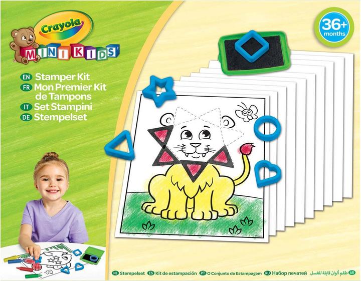 Actual product image Crayola Mini Kids My First stamp set