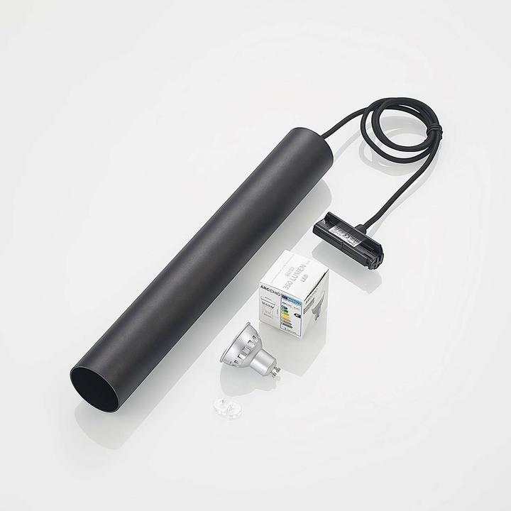 Produktbild Lindby Seet Pendellampe 1-Phasen Schiene, schwarz (GU10)