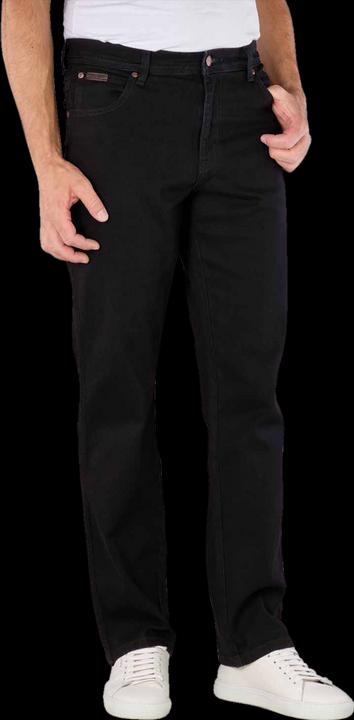 Actual product image Wrangler Texas Stretch Jeans black overdye (44)