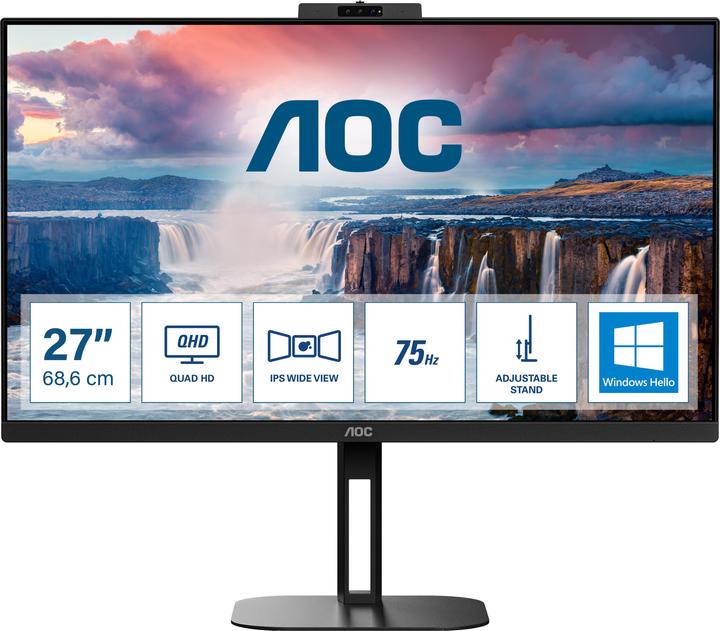 AOC Q27V5CW/BK (2560 x 1440 pixels, 27")