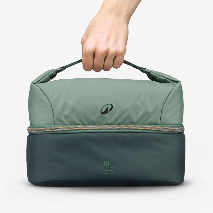 Produktbild Quechua Lunchbox Isolierbox 5 l inkl. 1-l-Lebensmitteldose aus Kunststoff - 100 (5 l)