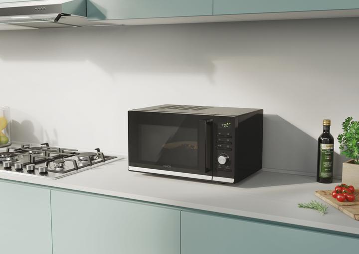 Produktbild Candy CMGA23TNDB Flache Mikrowelle mit Grill 23 L 900 W Schwarz (23 l)