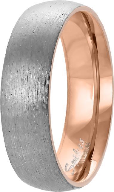 Star Piercing Ring rosegold und gebürstet