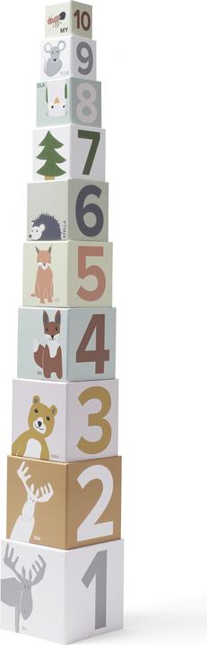 Actual product image Kids Concept Cardboard cubes 1-10 Edvin