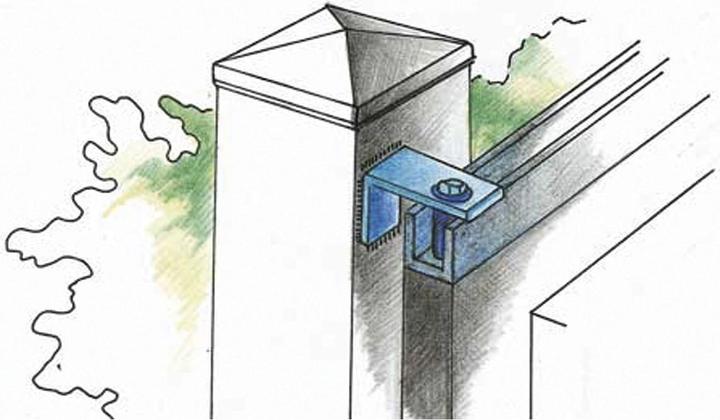 Actual product image Ibfm Guide roller for self-supporting doors ø 32 mm, white plastic