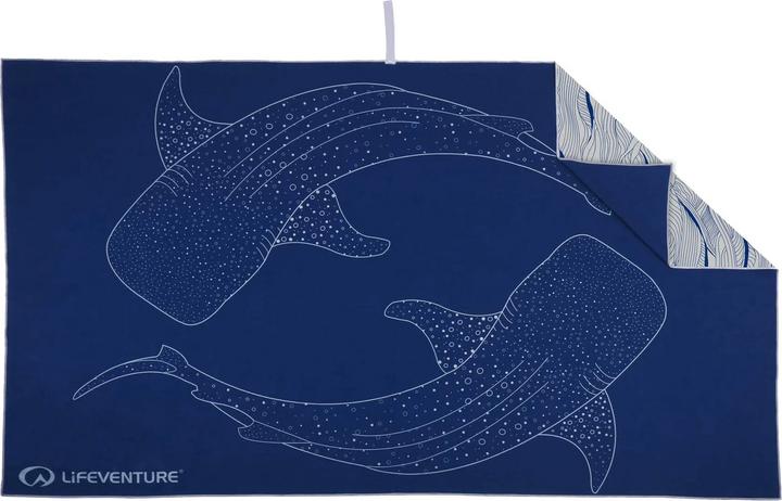 Lifeventure Recycled SoftFibre Trek Towel, Whale Shark, Giant