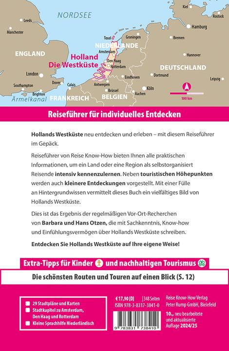 Produktbild Reiseführer Holland - Die Westküste (Deutsch, Hans Otzen, Barbara Otzen, 2024)
