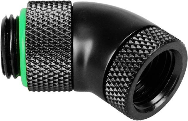 Produktbild Bitspower Adapter 45 Grad 1/4 auf IG 1/4 Zoll - drehbar