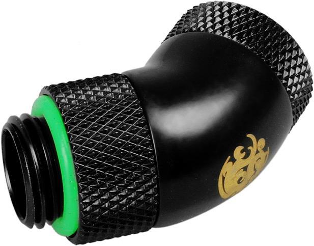Produktbild Bitspower Adapter 45 Grad 1/4 auf IG 1/4 Zoll - drehbar