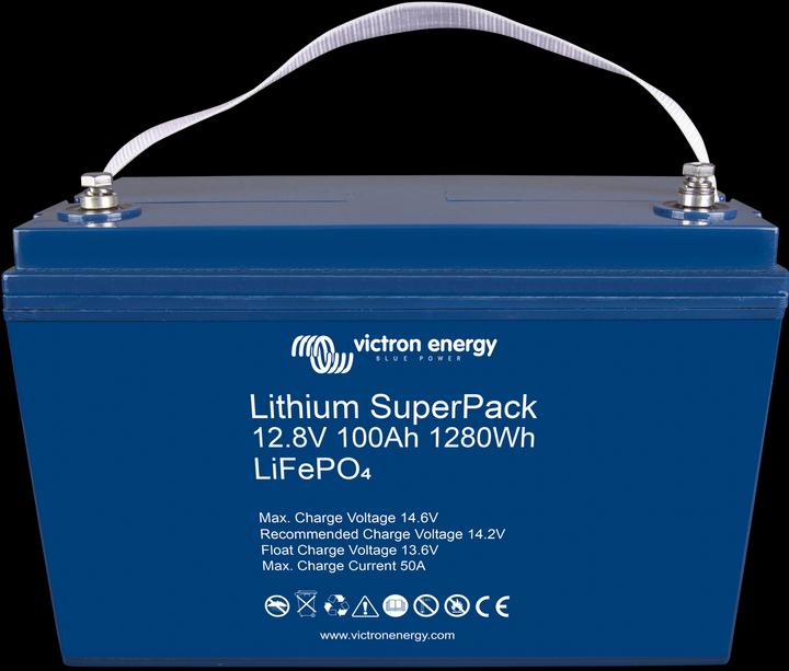 Actual product image Victron Energy Lithium SuperPack 12.8V/100Ah High Current (12.80 V, 100 Ah)