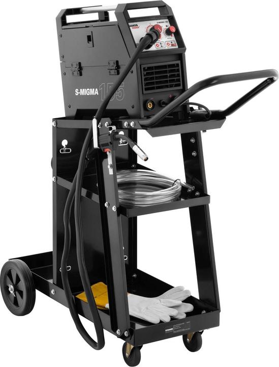 Actual product image Stamos Schweisswagen 3 Etagen Werkstattwagen Schweissgerätewagen Schweissmobil 80 kg