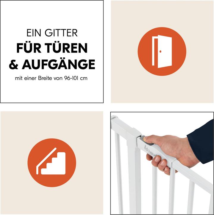 Produktbild Hauck Clear Step Set 2 + 21 cm White (96 cm)