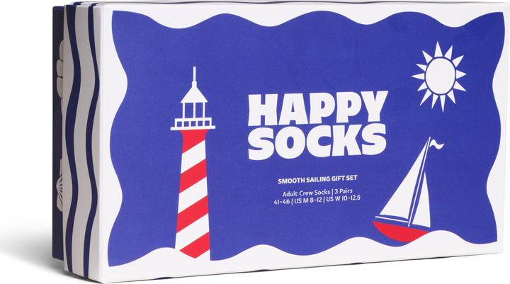 Actual product image Happy Socks Strümpfe SMOOTH SAILING Socken 3er Pack (pack of 3, 41 - 46)
