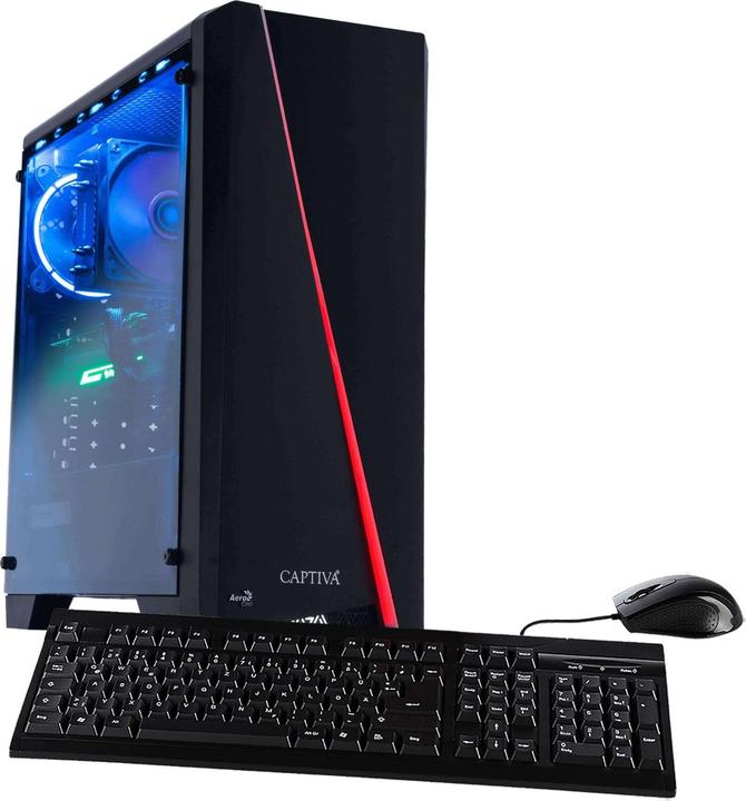Immagine prodotto Captiva PC Advanced Gaming R85-977 (Ryzen 5 5500/RTX4060 8GB GDDR6/SSD 1TB/32GB/WLAN/Windows 11 Home 64-bit) (AMD Ryzen 5 5500, 32 GB, 1000 GB, GeForce RTX 4060)