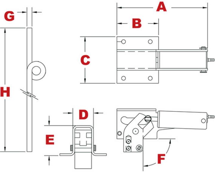 Produktbild E-Flite Einziehfahrwerk elektrisch 15-25 Size 90° 3-Bein