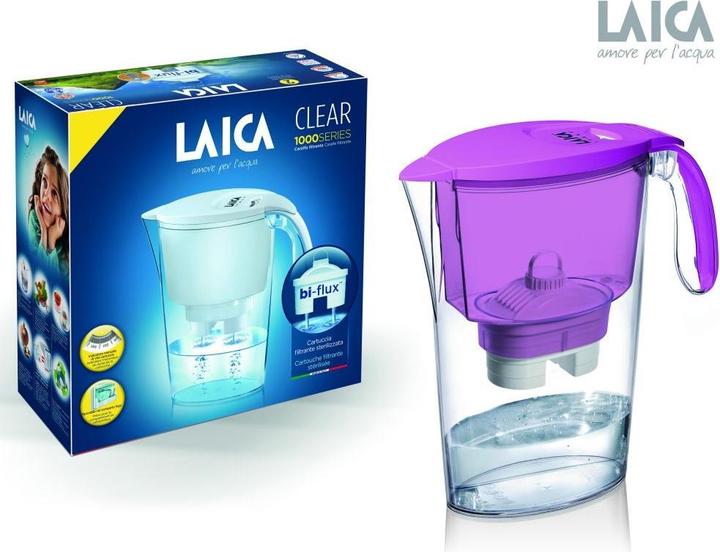Immagine prodotto Laica Filtravimo ąsotis Clear J11AG (rožinė) + wkład Bi-flux (2.25 l)
