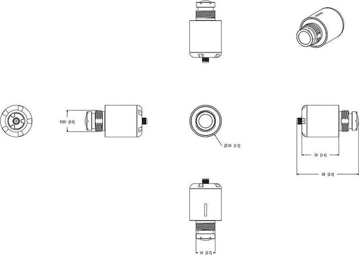Produktbild Axis F2107-RE STANDARD SENSOR 8P (2592 x 1944 Pixels)