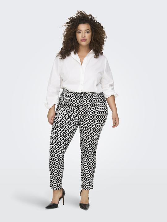 Actual product image Only Curvy patterned classic trousers (W44/L32)