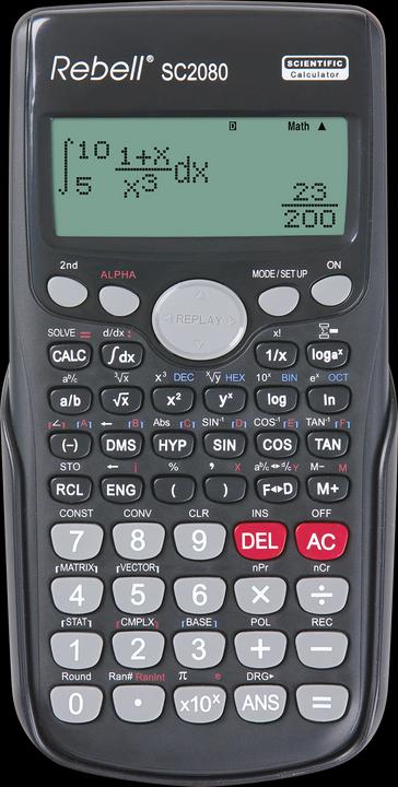 Actual product image Rebell Calculator scientific SC2080S (Solar cells, Batteries)
