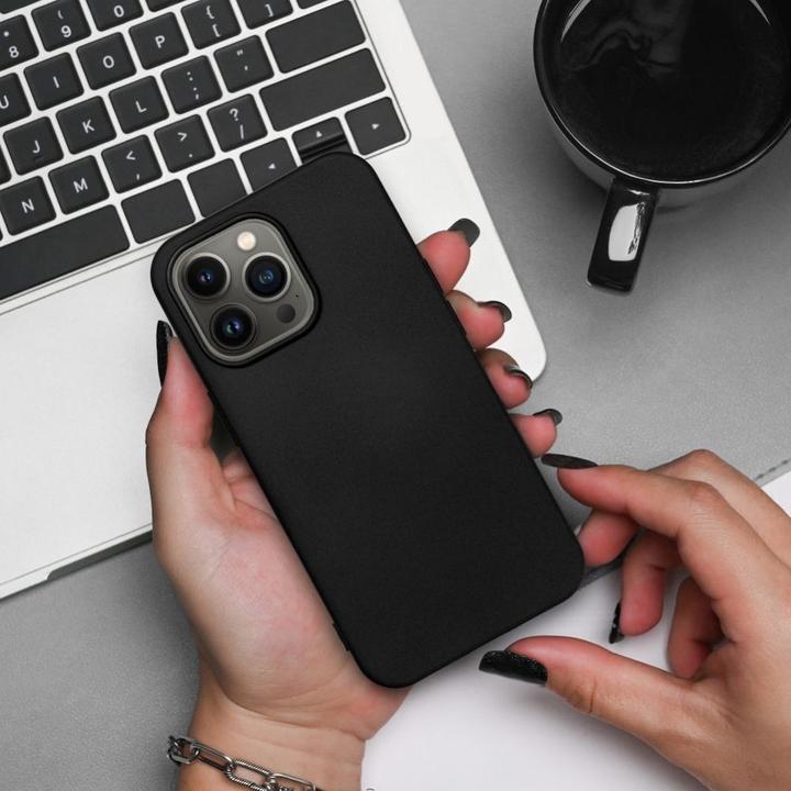 Image du produit Partner Telecom Back panel cover OEM SILICONE case for IPHONE 7 black (Apple iPhone 7)