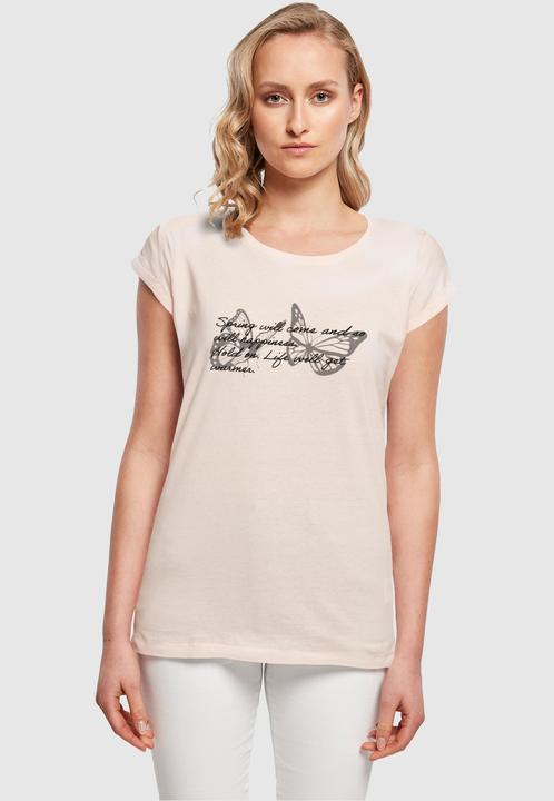 Actual product image Merchcode Ladies Spring Saying Extended Shoulder Tee - 111667 (XS)