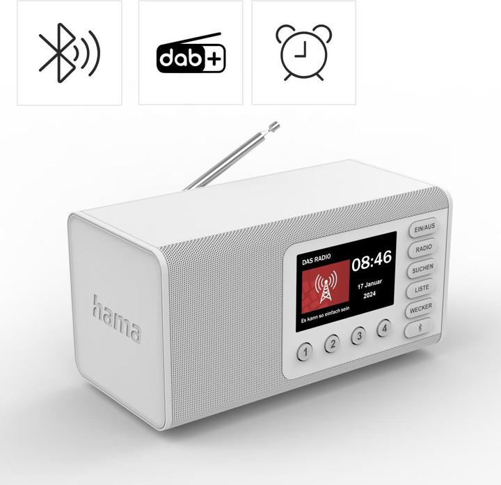 Productafbeelding Hama DR1001BT (DAB+, FM, DAB, Bluetooth)