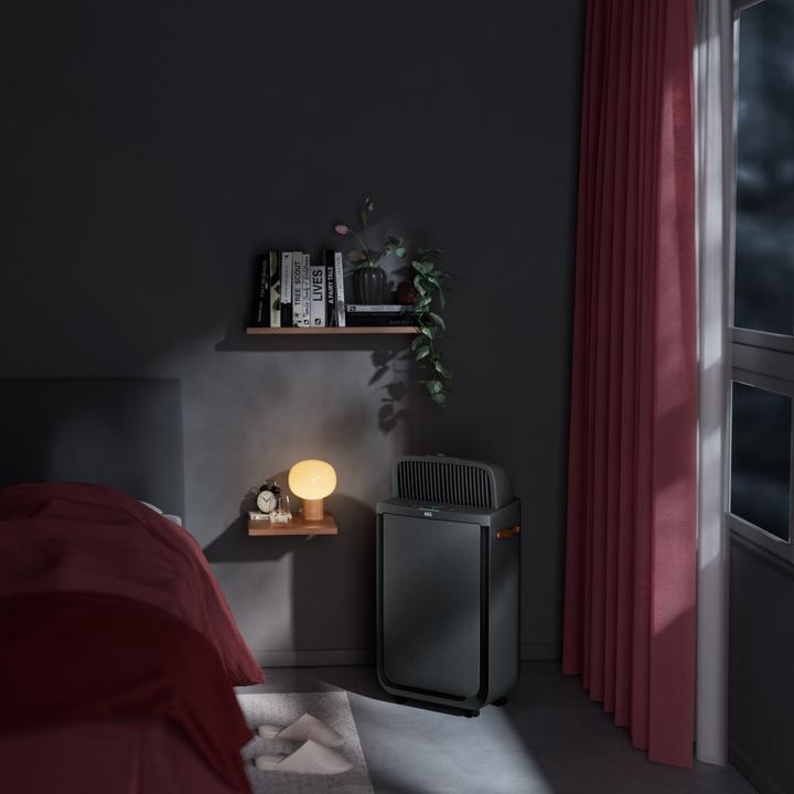 Actual product image AEG APU72771DG Pure Multi 7000 air purifier / for up to 70 m²/168 m³ / Colour: Dark Grey, 950011594 (71 m²)