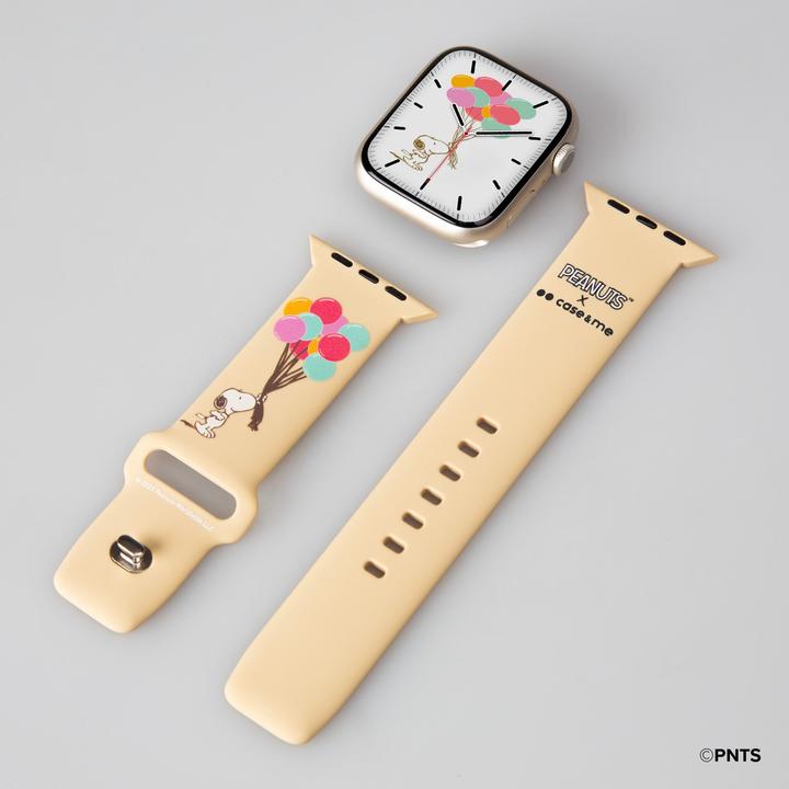 Image du produit Caseme Bracelet pour Apple Watch 42, 44, 45,49mm avec design Peanuts (42 mm, 44 mm, 45 mm, 49 mm, Silicone)