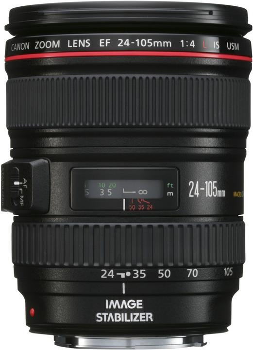 Image du produit Canon EF 24-105mm f/4 L IS USM - Importation (Canon EF, Plein format)