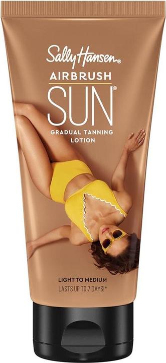 Image du produit Sally Hansen Airbrush Legs Lotion Autobronzante Légère à Moyenne 175ml (Serviette autobronzante, 175 ml)