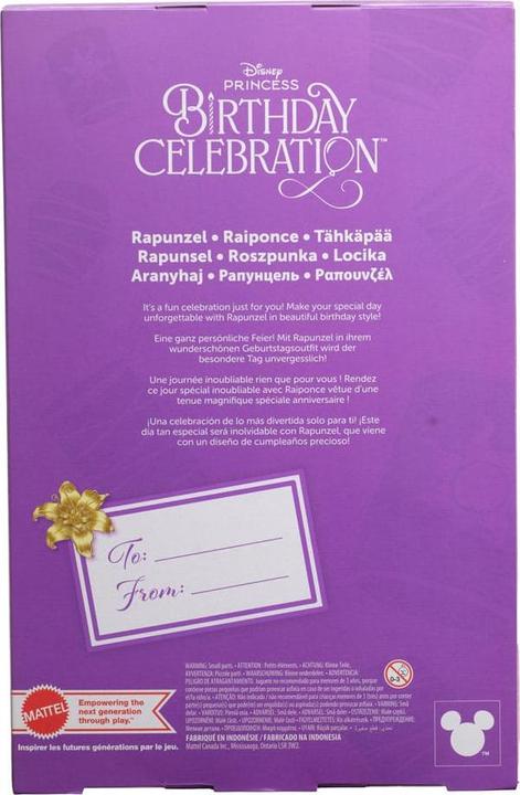 Produktbild Disney Princess Rapunzel Birthday Celebration