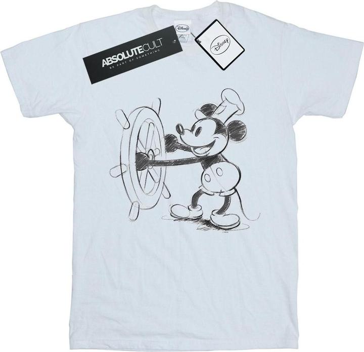 Disney Mickey Mouse Steamboat Sketch TShirt Jungen
