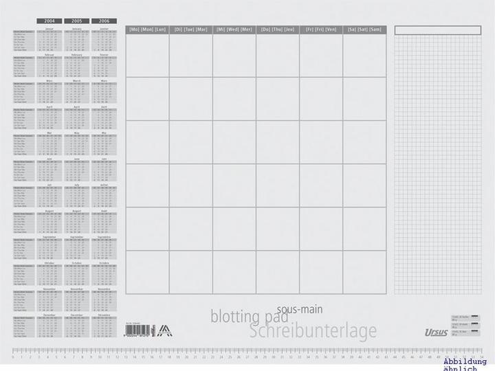 Nährwerte und Zutaten Ursus Schreibunterlage mit Kalender (52.5 x 37.5 cm)