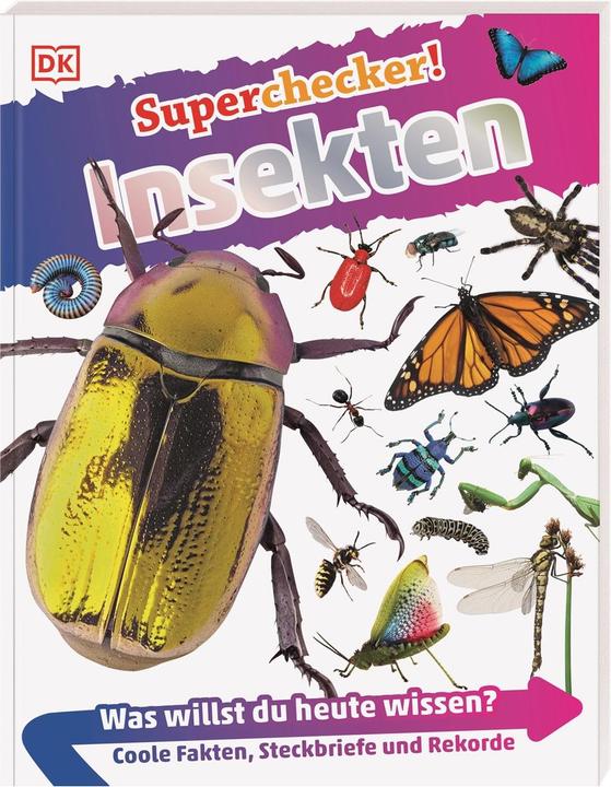 Produktbild Superchecker! Insekten (Deutsch, Andrea Mills, Wolfgang Beuchelt, Brigitte Rüssmann, 2022)