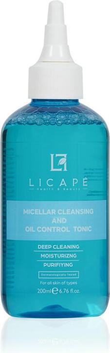 Licape | Toner Gesicht | 200 ml | Gesichtswasser für porentiefe Reinigung (200 ml)
