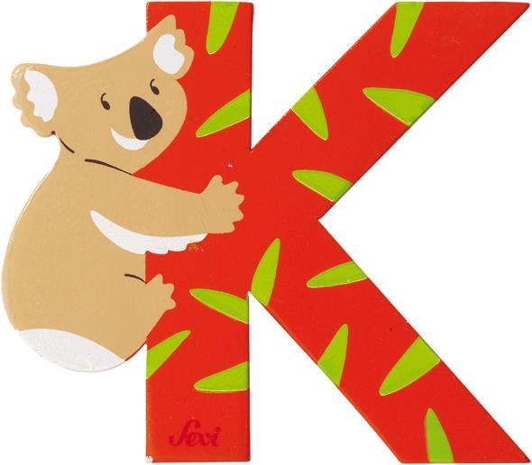 Produktbild Sevi Buchstabe K Koala 10cm rot
