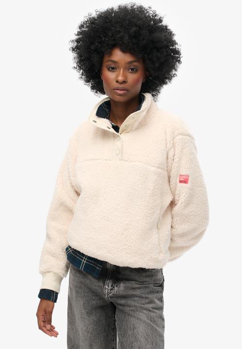 Immagine prodotto Superdry Superweicher Pullover mit halblangem Reissverschluss (10)