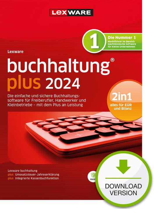 Produktbild Lexware ESD buchhaltung plus 2024 ABO Version (1 User, unbegrenzt)