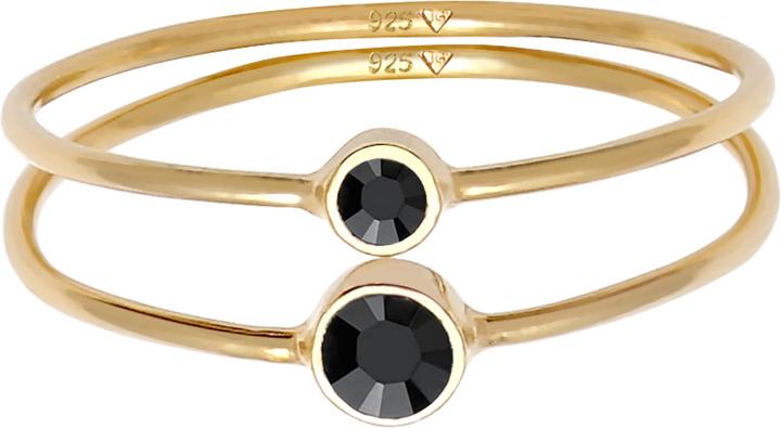 Produktbild Elli Ring Set, Solitär-Ring (44, 925 Silber)