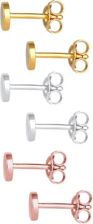 Immagine prodotto Elli Bi Color Tri Color, Geo, Circle (Argento 925 Oro rosa, Argento 925 placcato oro)