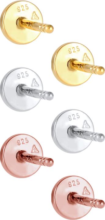 Immagine prodotto Elli Bi Color Tri Color, Geo, Circle (Argento 925 Oro rosa, Argento 925 placcato oro)