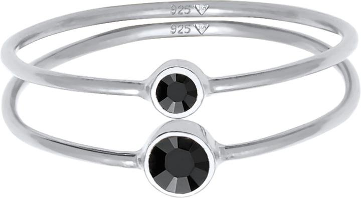 Actual product image Elli Ring Set, Solitaire Ring (54, 925 Silver)