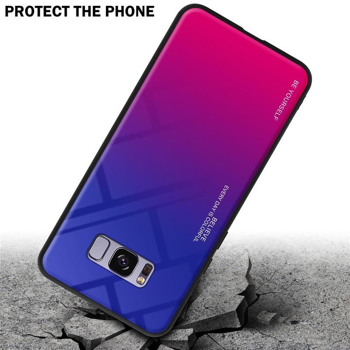Actual product image Cadorabo TPU 2 colors glass cover (Samsung Galaxy S8+)