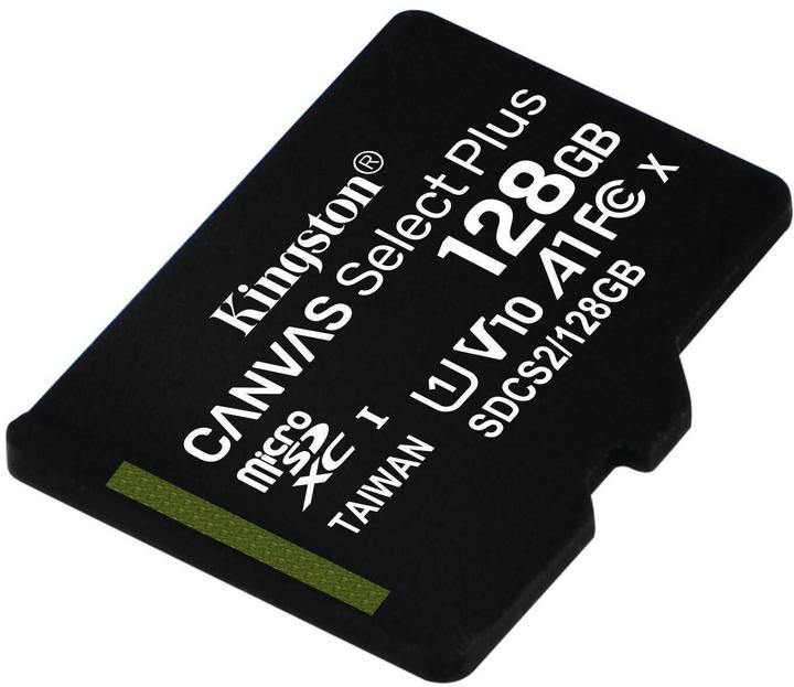 Produktbild Kingston Canvas Select Plus microSDXC Card 128GB (128 GB, microSDXC, U1, UHS-I)