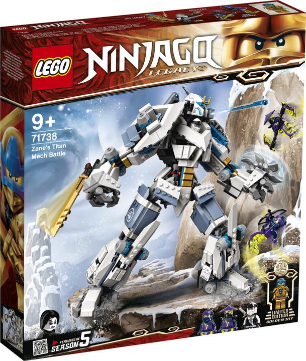 Actual product image LEGO Zane's Titan Mech (71738, LEGO Ninjago)