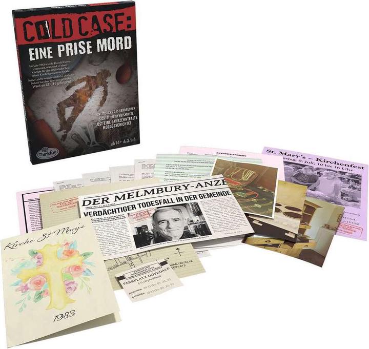 Actual product image Thinkfun Cold Case: A Pinch of Murder (German)