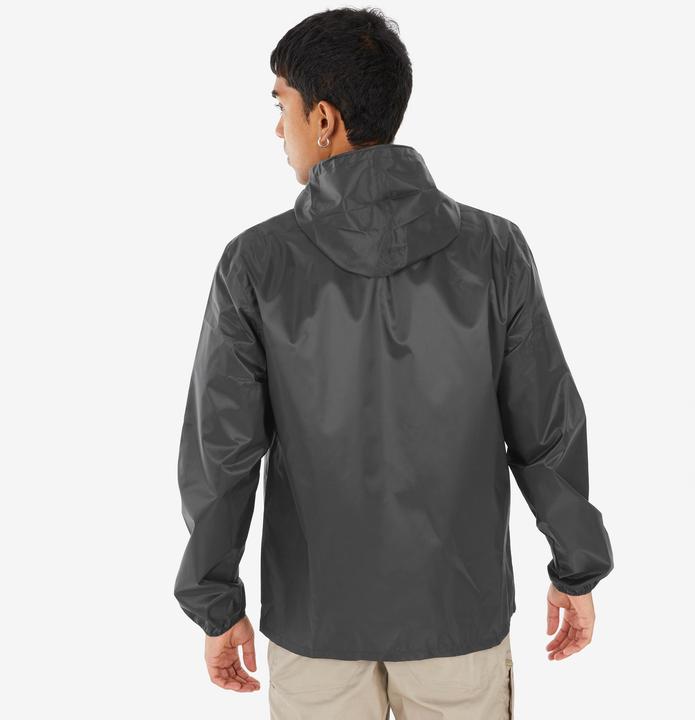 Produktbild Quechua Regenjacke Herren Raincut Fullzip - schwarz (XXL)