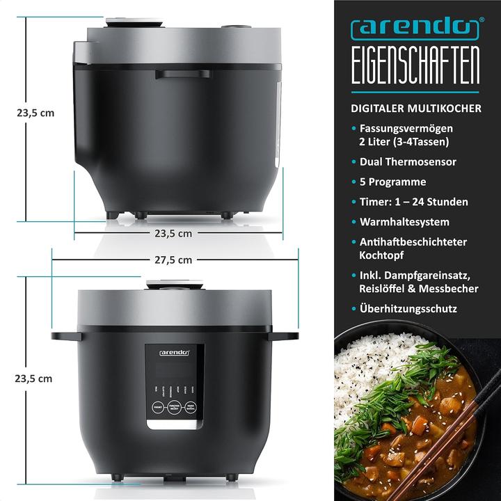 Actual product image Arendo Multicooker
